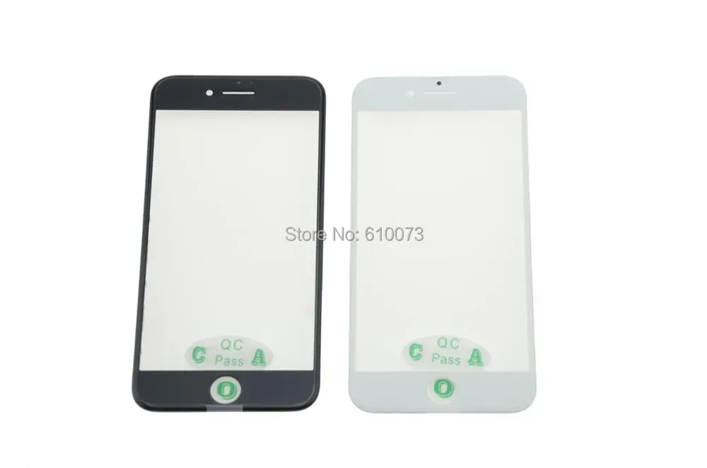 MAIJIEKE AAA+ 3 в 1 переднее внешнее стекло со средней рамкой ободок+ OCA пленка для iPhone 7 и 7 plus замена экрана Запасные части