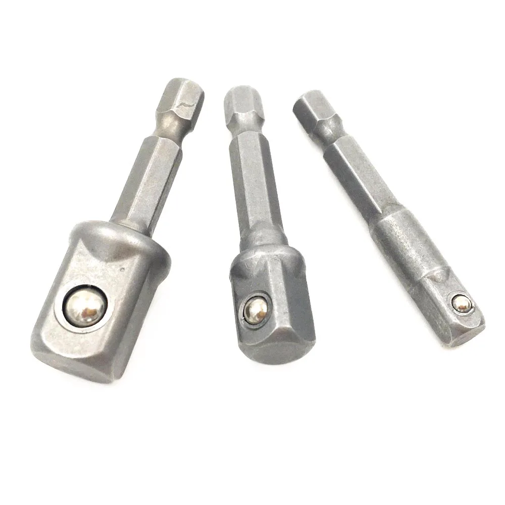GOXAWEE 3 шт. 1/4 &quot3/8&quot 1/2 &quotшестигранное сверло драйвер торцевой ключ адаптер муфта