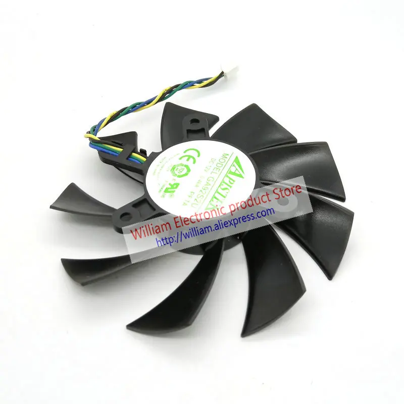 Новый оригинальный GA92S2U PFTA DC12V 0.46A для ZOTAC GTX 1070Ti 1080Ti мини вентилятор охлаждения