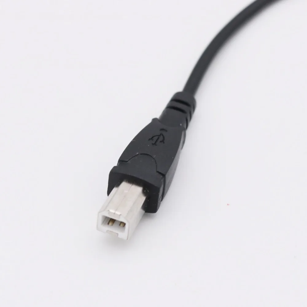 1 шт. 1FT USB 2 0 B штекер на 5 Pin винт с защитным разъемом без разъема разъем адаптера