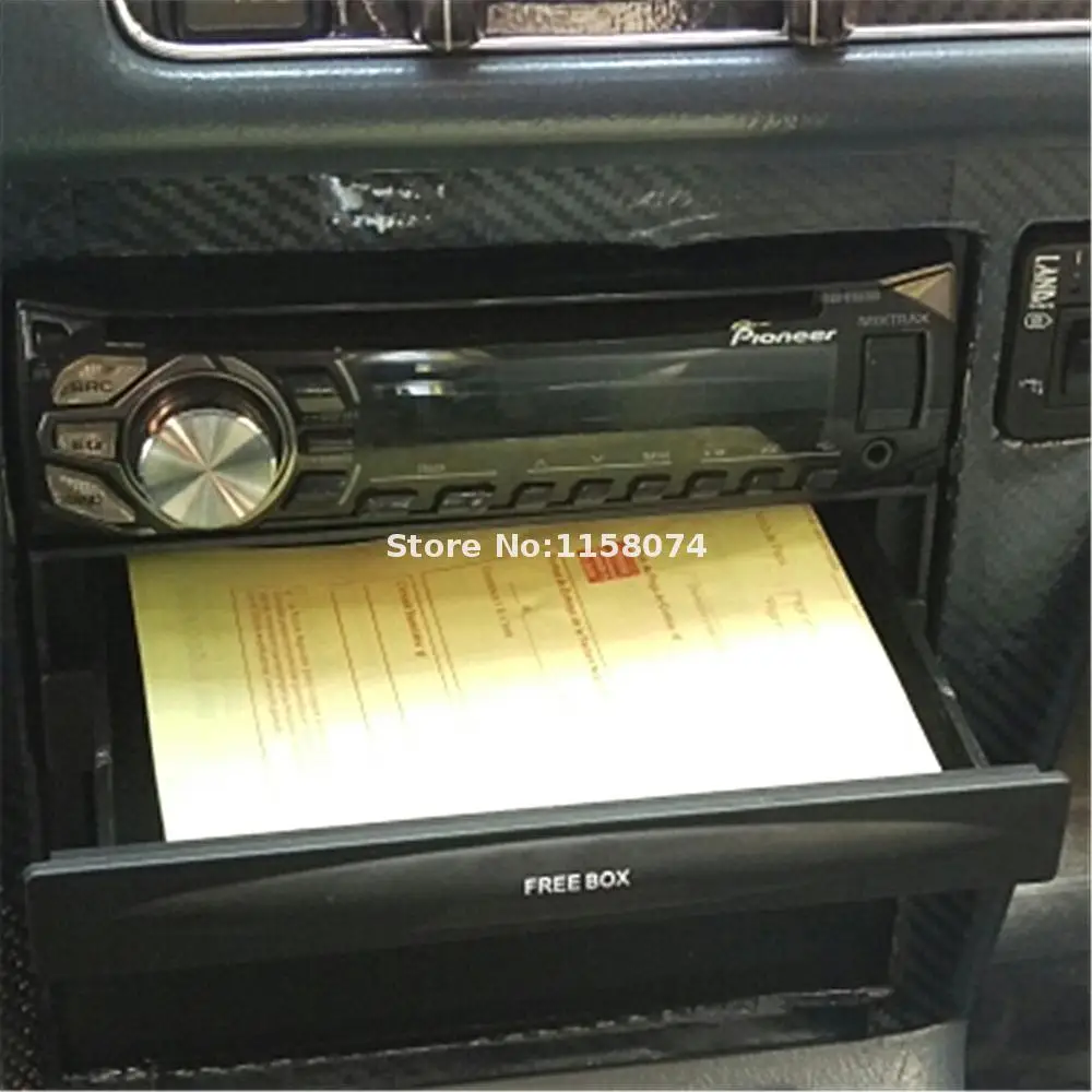 Универсальная автомобильная установка с двойным Din радио карманная для напитков