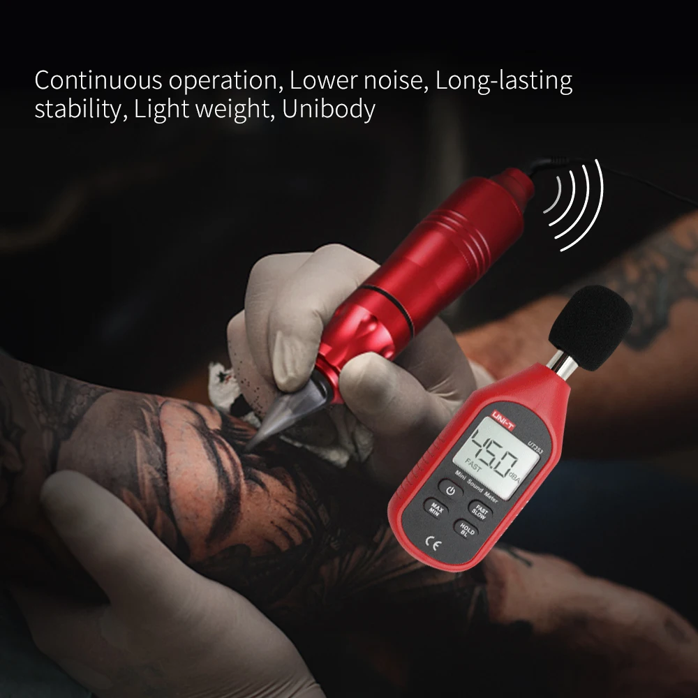 Профессиональные татуировки роторной машины Pen спокойно Двигатель составляют бренд Пистолеты поставки