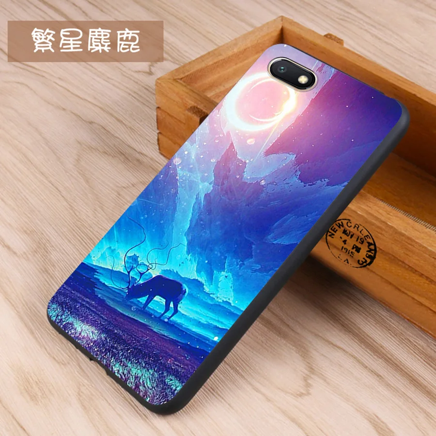 Для Xiaomi Redmi 6 гибкий антидетонационных чехол редми мультфильм Мягкая силиконовая