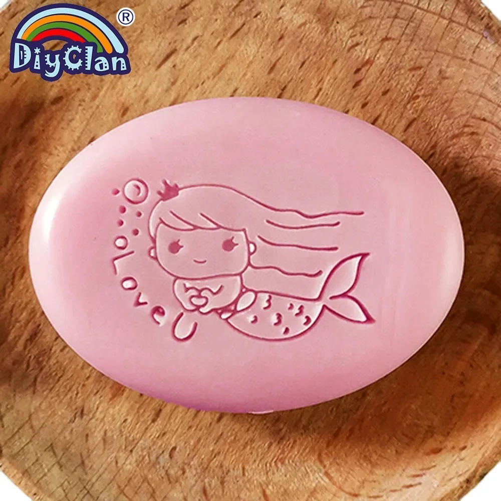 Русалочка натуральное мыло Марка ручной работы плесень прозрачный Diy Натуральное органическое декоративное мыло изготовление головы любовь резиновые, акриловые Chapters3Z0232RY