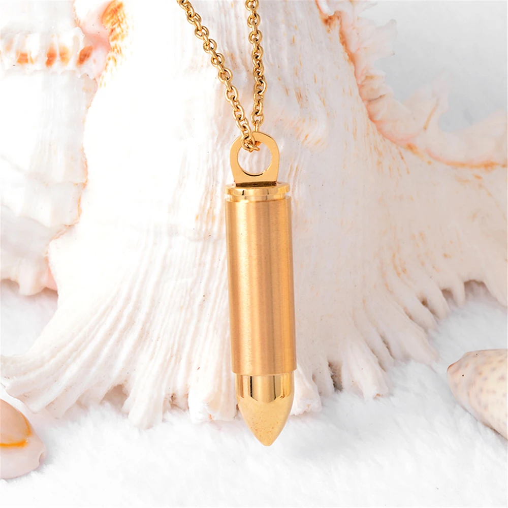 Bullet Sculptor Symbol Shaped Ashes Necklace Pendant Steel Stainless Four Colors Wholesale and Retail | Украшения и аксессуары