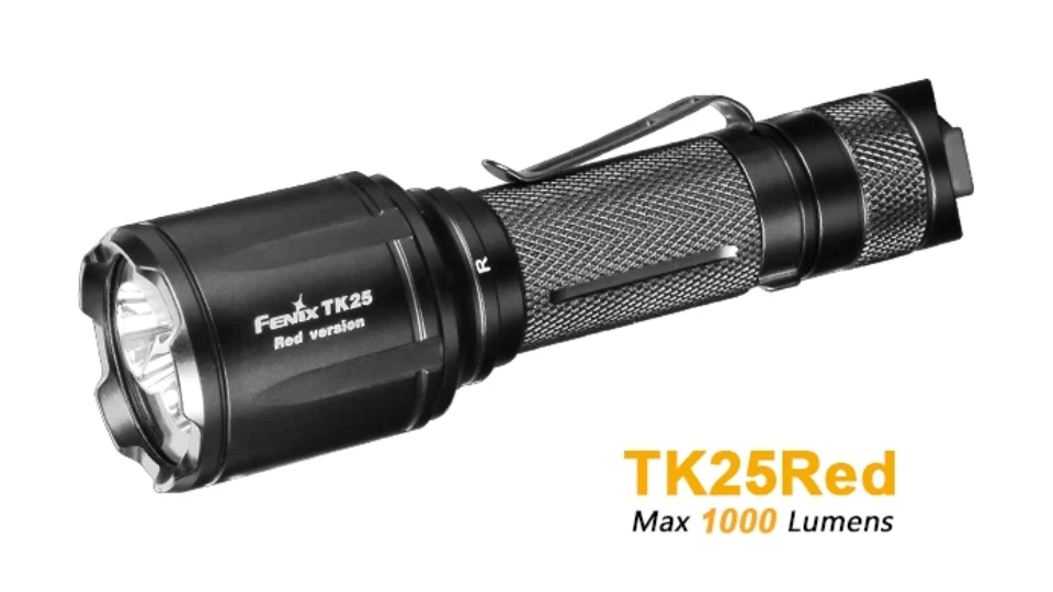 2018 Новый светодиодный фонарь лампа светильник ing Fenix TK25Red белый 1000 люмен Красный 310