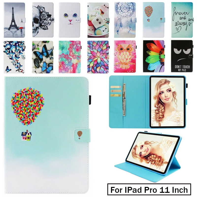 Чехол для IPad Pro 11 &quot2018 с держателем карандашей умный чехол планшета 2018 дюйма