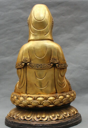 Медь Латунь КИТАЙСКИХ ремесел декора чения Азии 22 &quotКитайский Буддизм Бронзовый