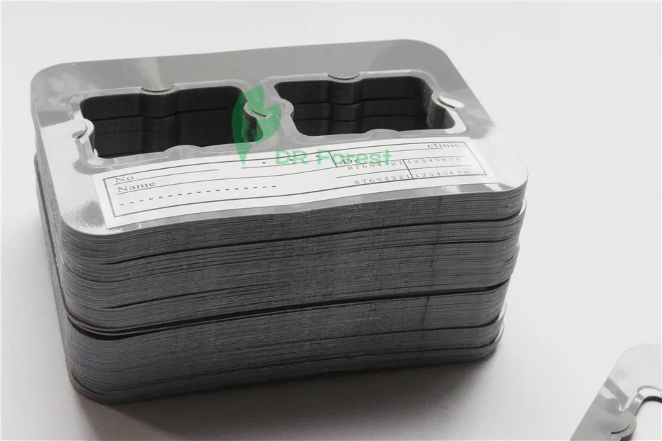 

200x Dentist Universal X-Ray Film Plastic Mount Frames - Clip On 2 Slot