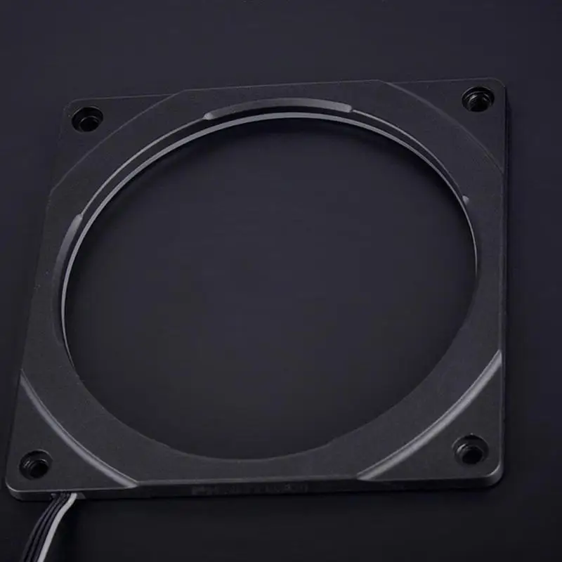 DIY PC компьютер охлаждающий вентилятор рамка Чехол 18 светодиодный 10 RGB светодиодный цветной кольцевой ореол для 120 мм/140 мм радиатор для ПК вентилятор радиатора