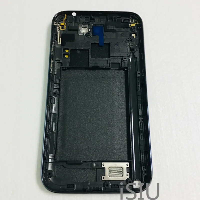 Средняя рамка+ задняя крышка для samsung Galaxy Note 2 N7100 Note2 GT-N7100 чехол для телефона Корпус задняя крышка батареи Новинка
