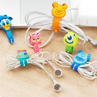 cartoon cable protector data line cord protector protective case cable winder cover for iphone 13 pro 14 usb charging cable