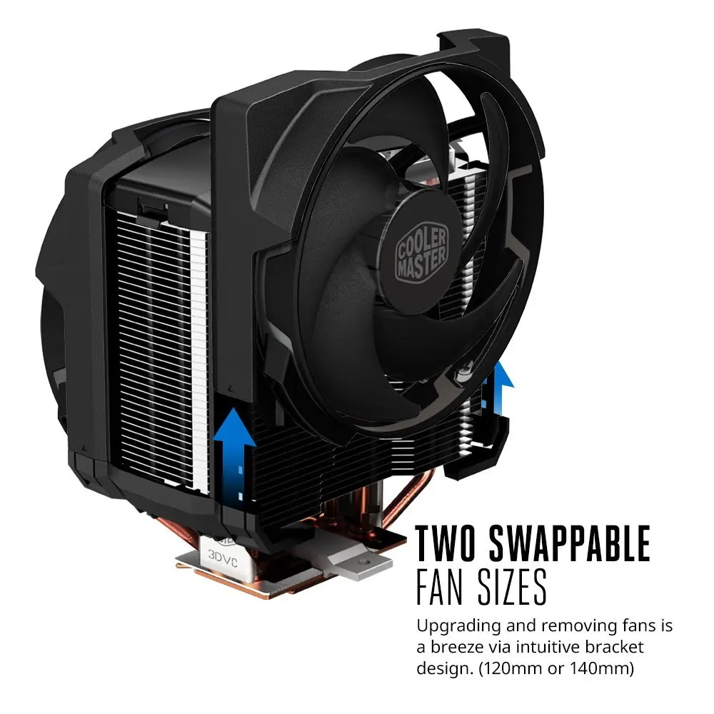 Cooler Master masterair чайник 8 Процессор Вентилятор тепловые трубки 140 мм вентиляторы 3D