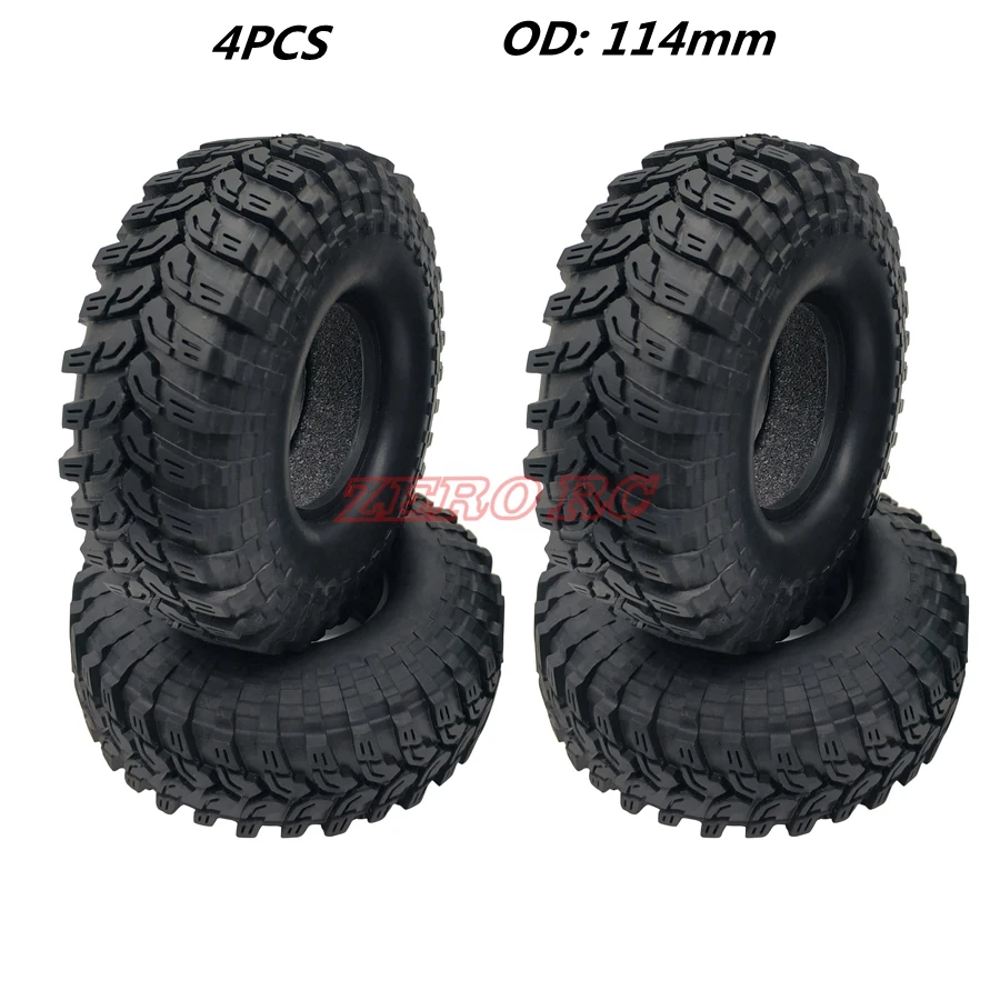4 шт. 1 9 дюйма мягкая резиновая вставка из пены для шин ROCK 114 мм шины 1/10 RC Crawler Car RC4WD
