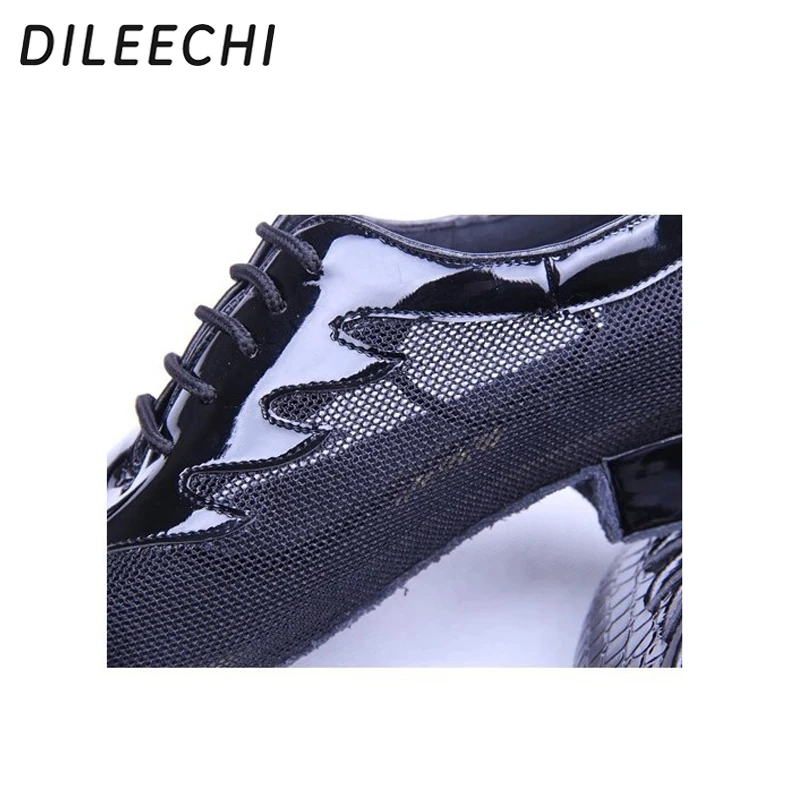 DILEECHI Новое поступление Мужская обувь для современных танцев взрослых черная