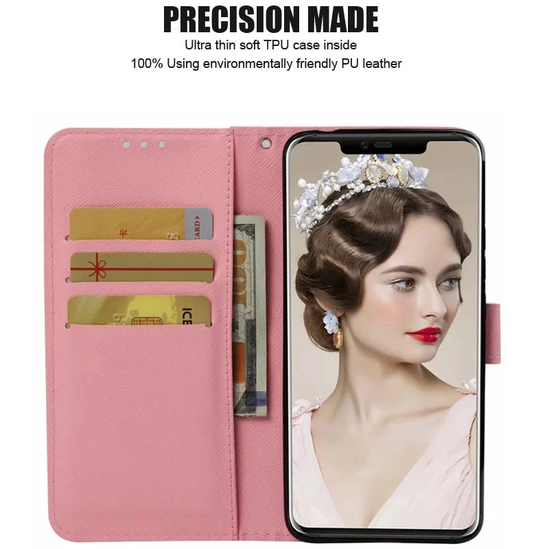 Кожаный чехол-бумажник с откидной крышкой для Samsung Galaxy S6 S7 Edge S8 S9 Plus S5 S4 S3 Mini Note 8 9 4 5