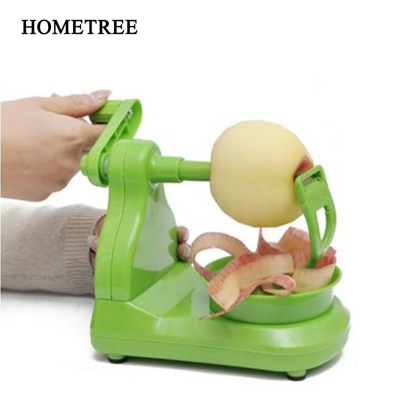 HOMETREE 1 шт. креативная ручная Овощечистка для фруктов машина чистки яблок