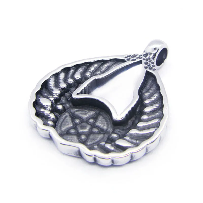 Rany&ampRoy Newest Angle Wings Pendant 316L Stainless Steel Jewelry Biker Band Party | Украшения и аксессуары