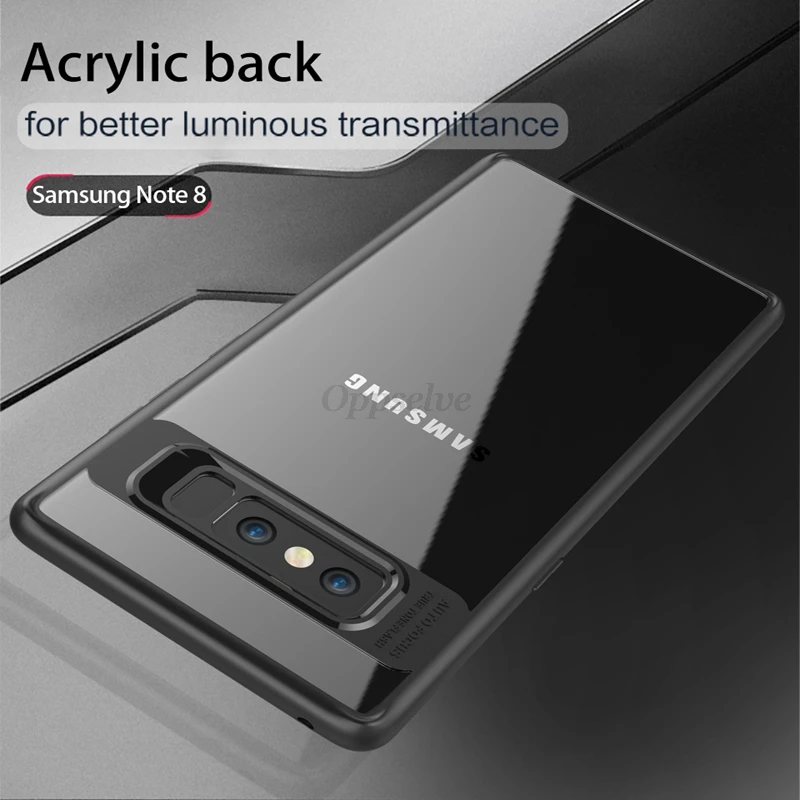 Oppselve Роскошный чехол для телефона iPhone X 8 7 6 S Plus Capinhas PC и TPU силиконовый Samsung Note S8 +