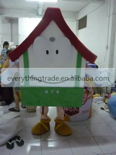 Hot sale 2014 Adult cartoon character lovely nice house Mascot Costume fancy dress party costumes adult size | Тематическая одежда