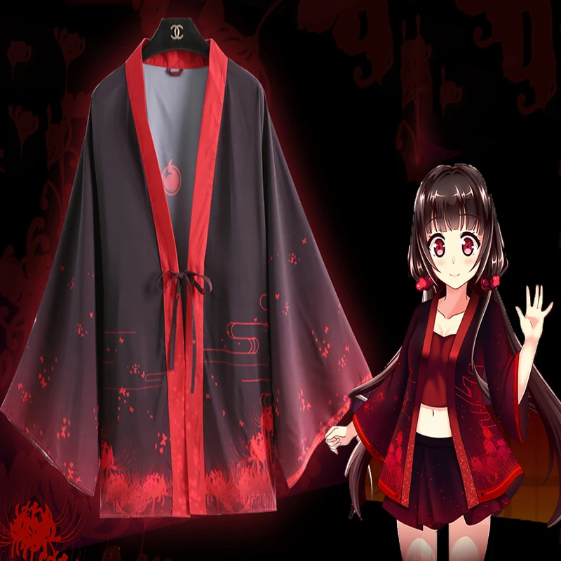 Аниме Костюм для косплея Хеллоуин девочка Ай энма Косплей Хэллоуин