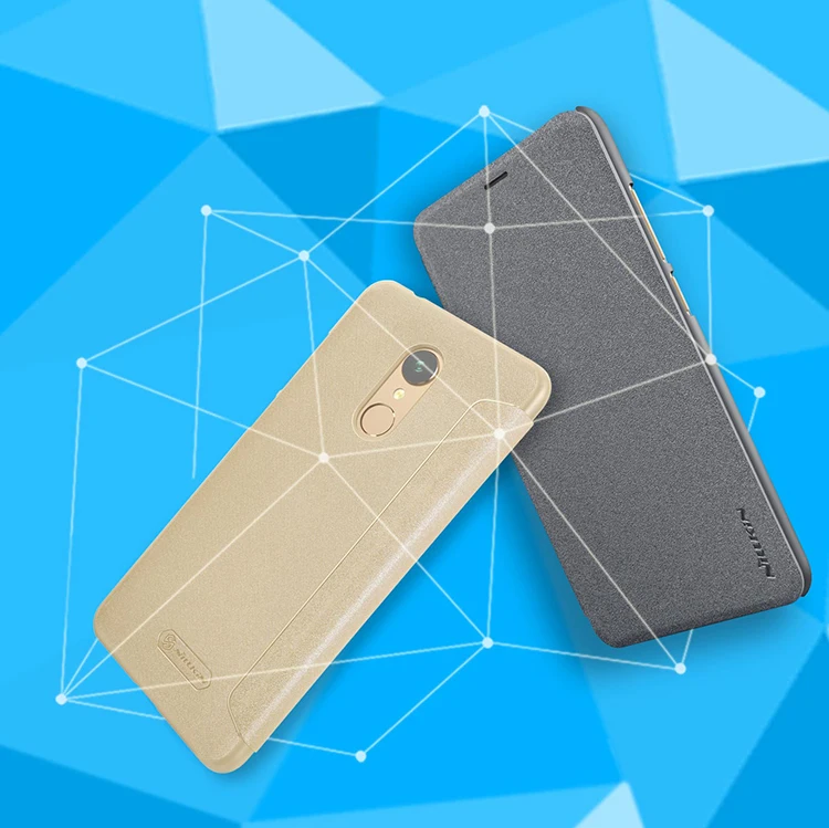 Для Xiaomi Redmi 5 флип-кейс Redmi 5 чехол Nillkin Блестящий PU кожаный чехол флип-чехол для Xiaomi Redmi 5