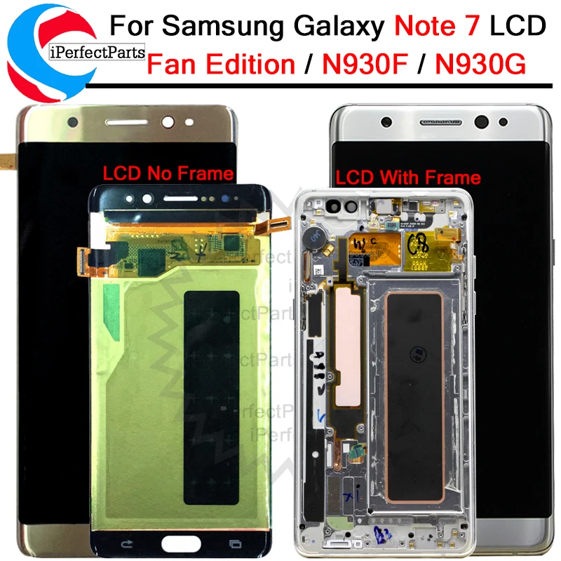 Для samsung Galaxy Note7 note FE 7 N930 N930F G ЖК экран сенсорный замена дигитайзер + рамка в сборе