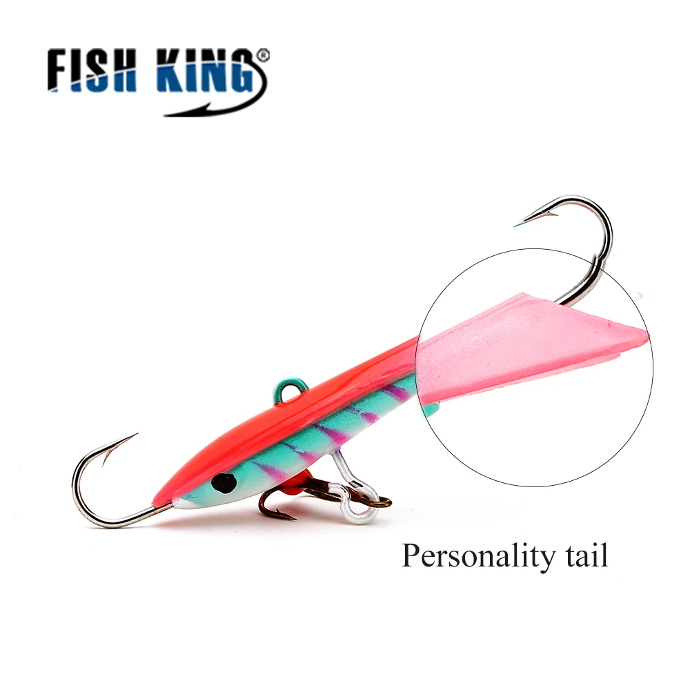 FISH KING 1 шт. 12 г/6 5 см приманки для подледной рыбалки зимняя приманка жесткая