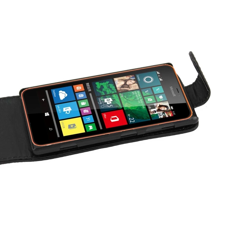 Чехол для Nokia Lumia 720 чистый цвет Вертикальный флип кожаный чехол черный|leather harley|case