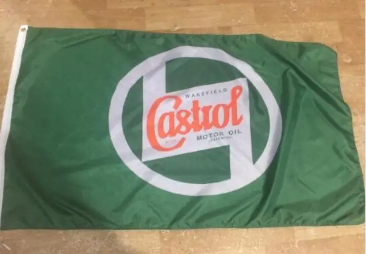 

90 * 150CM Castrol racing country flag selector, castrol global home Banner polyester free shipping
