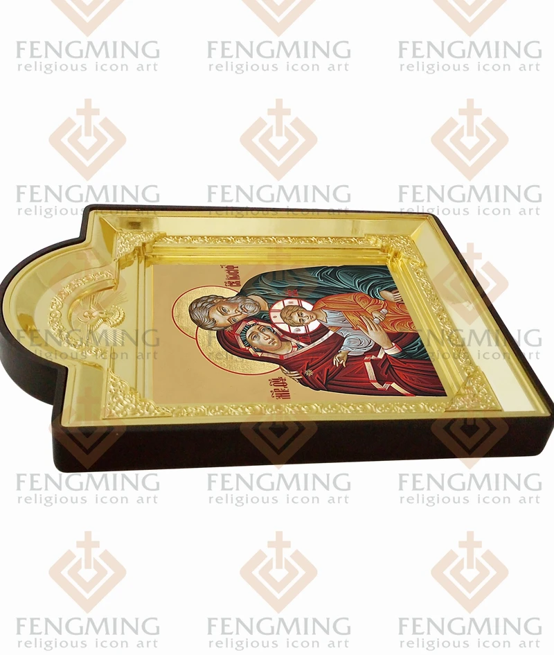 Пластиковая фоторамка Бронзирующая икона святого семьи декоративная фотография