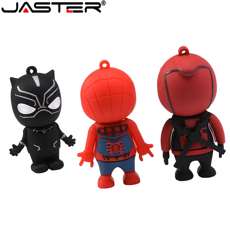 Флеш-диск USB 2,0 с героями мультфильмов, 64 ГБ, флешка супергероя, Халка, Дэдпула, 4 ГБ, 8 ГБ, 16 ГБ, 32 ГБ, карта памяти, диск, креативная игрушка, подарок Супермена