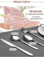 high grade stainless steel dinnerware steak knife dessert fork 08 3 series western tableware complete