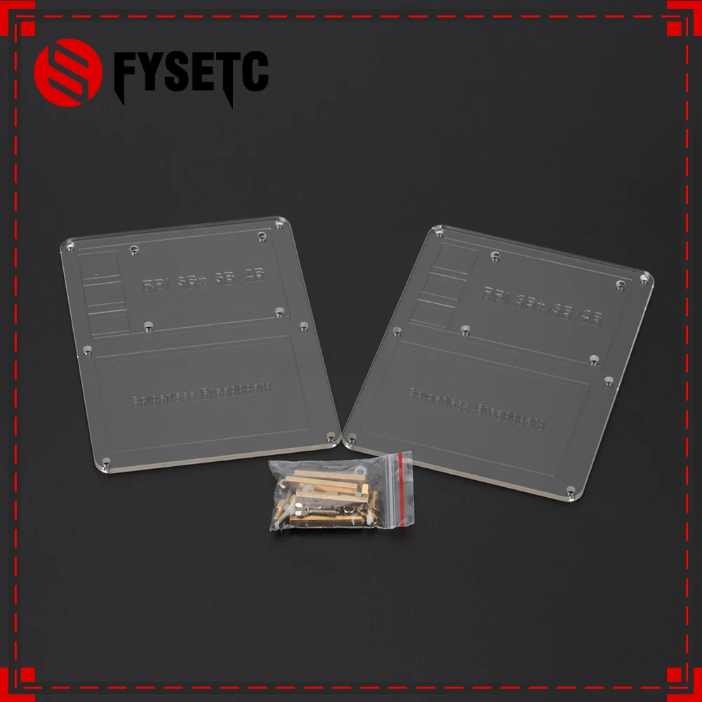 Двухслойная акриловая Монтажная пластина для Raspberry Pi чехол сделай сам прототип