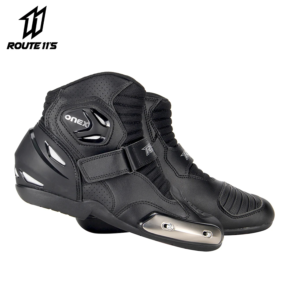 

RYO/мотоботы; Мужские ботинки для мотокросса; Мотоботы; Байкерские ботинки; Защитное снаряжение; Обувь для езды на мотоцикле; Цвет Черный