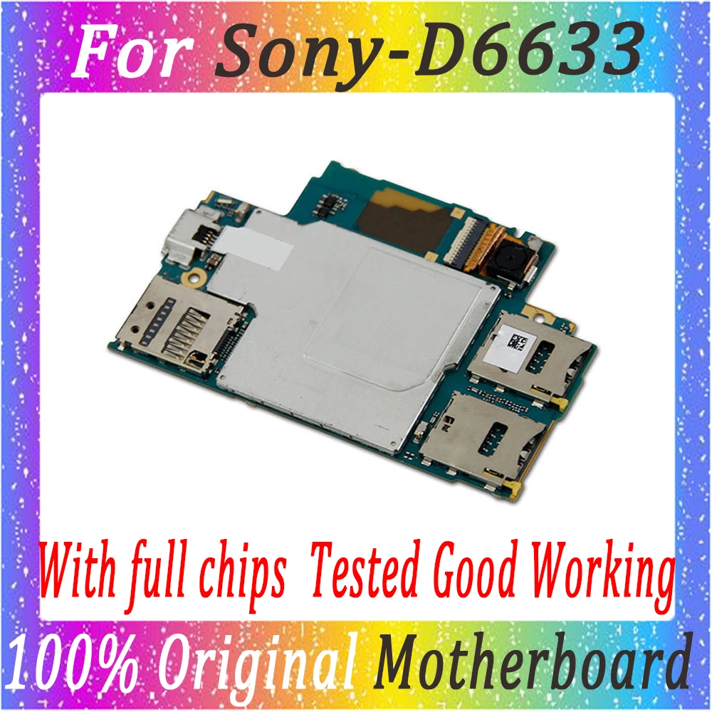 Для sony Xperia Z3 D6633 материнская плата с системой Android оригинальная разблокированная