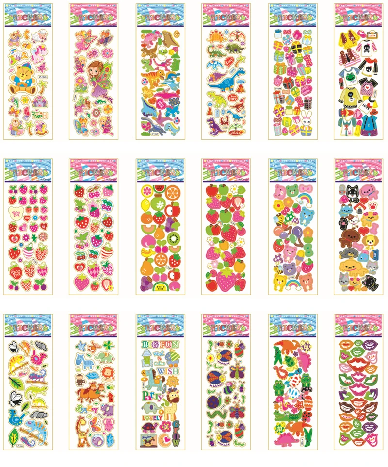 Детские креативные сделай сам плюшевые шарики картины и Мультяшные наклейки