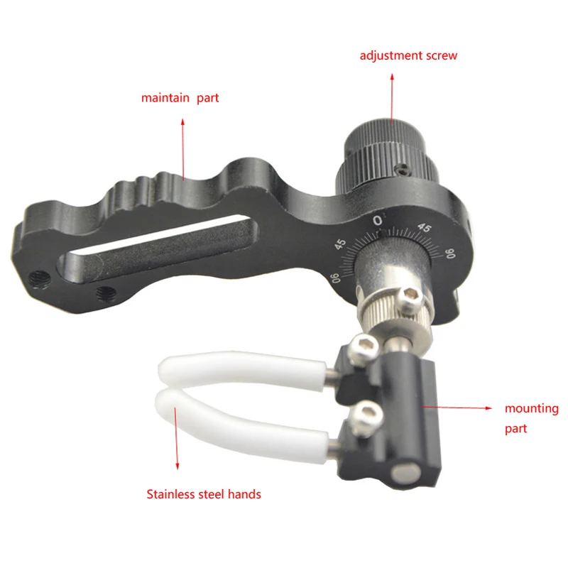

Archery Compound Bow Arrow Rest Match Adjustable Metal Decut D-TEC Right Hand Arrow Rest Compound Bow Accessories