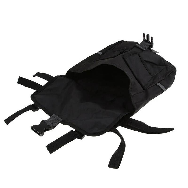 

Strap Saddle Bag Nylon Luggage Bicycle Rear Double Panniers Adjustable