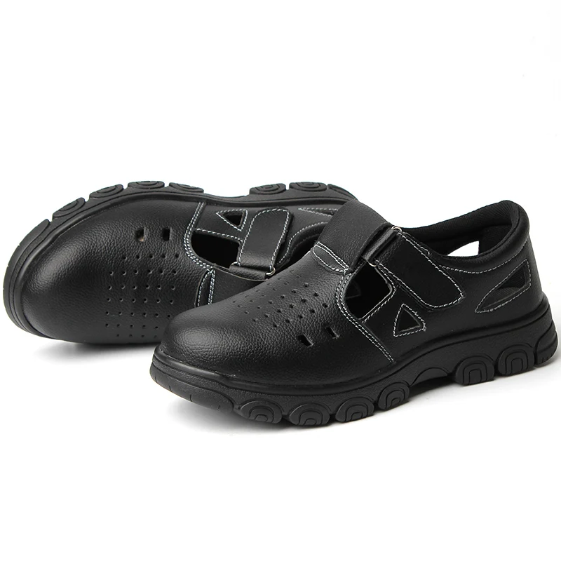 Модные мужские большие размеры Рабочая обувь со стальным мыском летние