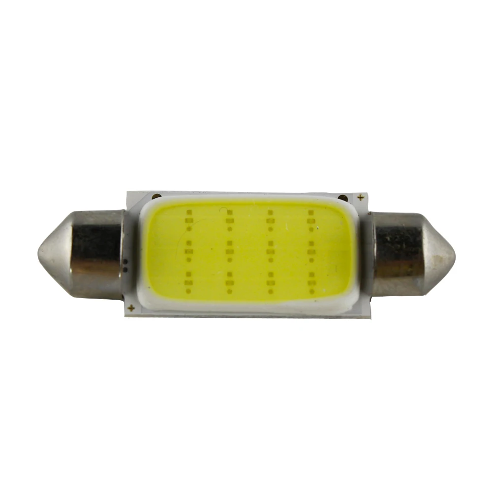 4pieces White 41mm COB 12LED Bulbs Car Interior Dome Map Lights Door Light Reading License Plate 12V | Автомобили и мотоциклы