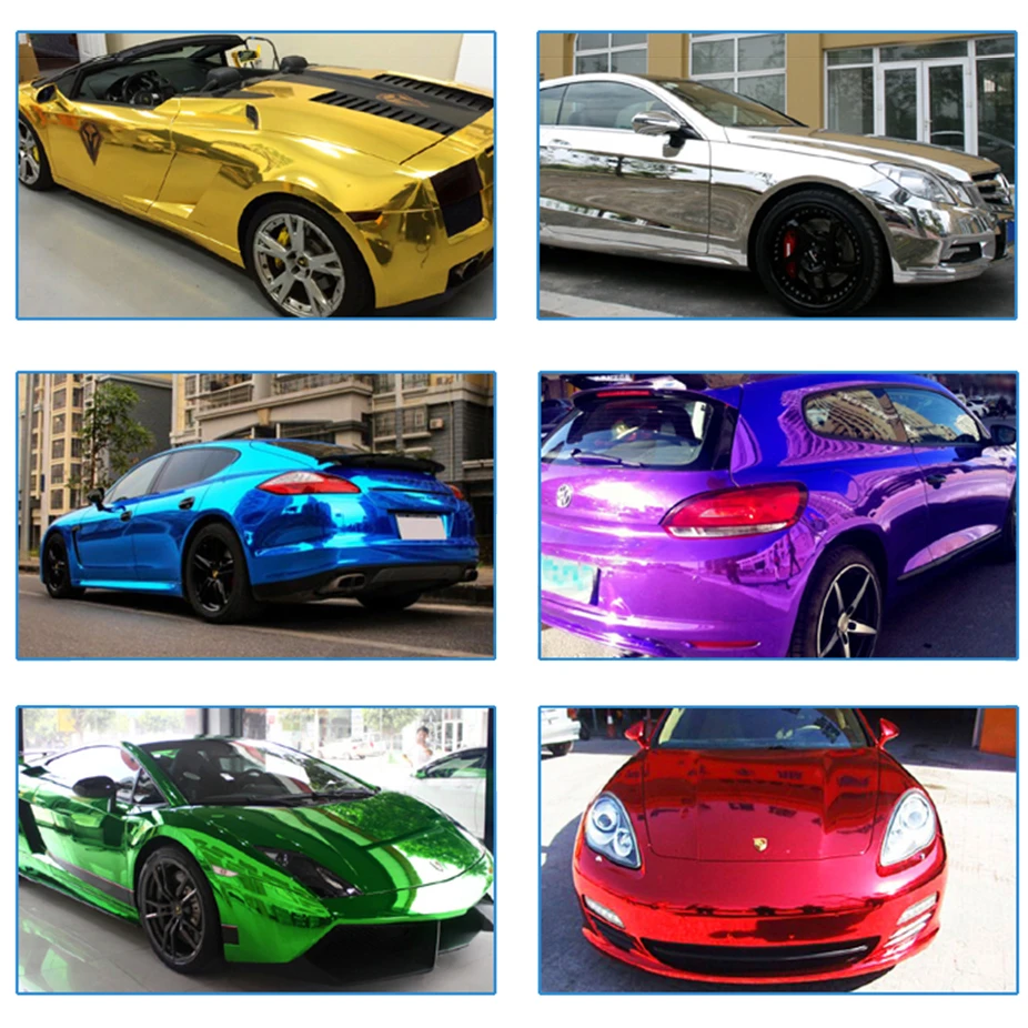 Хромированная зеркальная виниловая пленка наклейка лист сделай сам Стайлинг