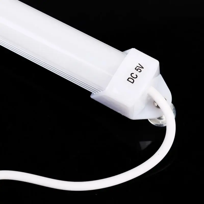 USB 5V 24 Led 5630 твердая полоса Световая трубка холодный белый лампочка на выключенном