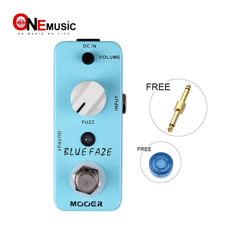 MOOER Micro Blue Faze Effect гитарная педаль Compact True Bypass Smooth Vintage Fuzz Sound с золотым педальным