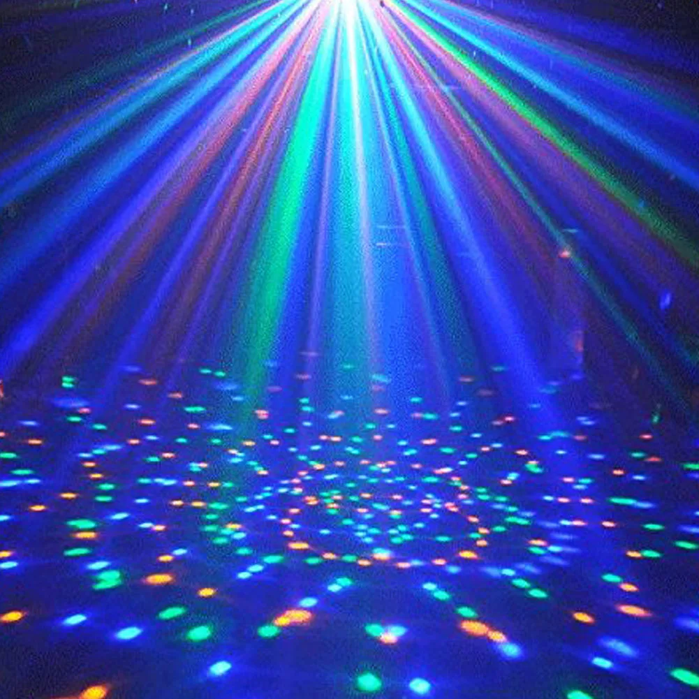 E27 3 Вт Авто вращающийся RGB светодиодный светильник сценический Красочные