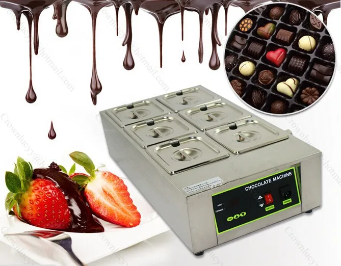 6 решетчатая закаленная шоколадная плавильная печь для продажи|chocolate melting|tempering