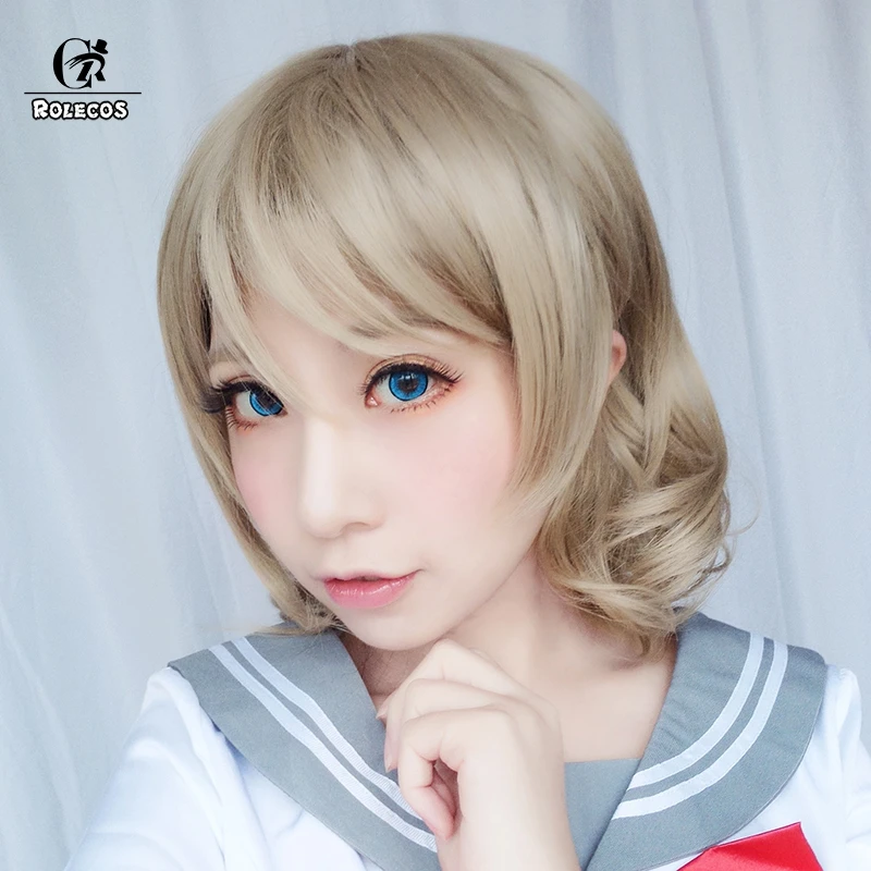 Головной убор из синтетических волос для косплея ROLECOS LoveLive Sunshine 40 см/15 75 дюйма|love
