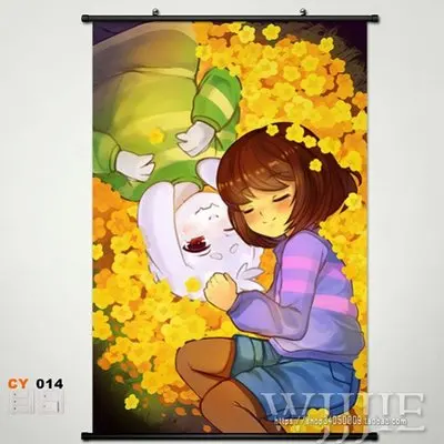 Аниме 60*90 домашний декор плакат Настенные Прокрутки undertale | Дом и сад