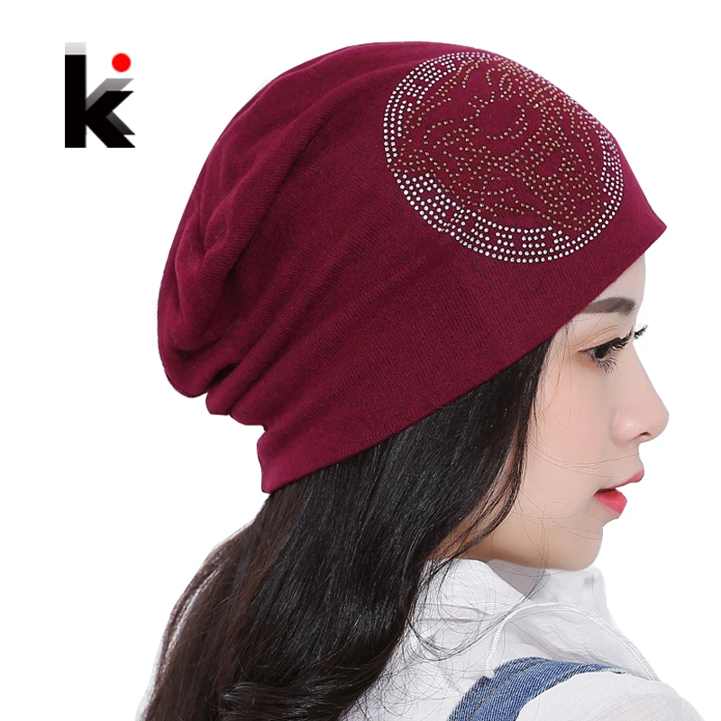 2016 Осень И Зима шапки женские Хип-Хоп Cap Тигр Горный Хрусталь Шляпы Для Мужчин