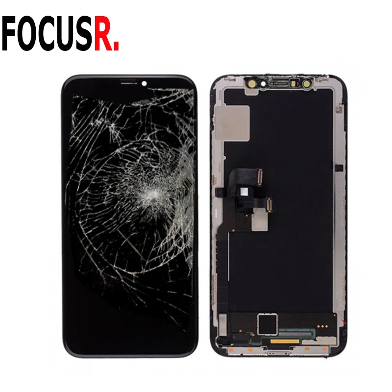 Практика ЖК-экран assmebly с рамкой для iphone X для рамки и стекла разделения практики